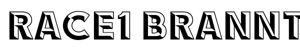 Race1 Brannt NCV font preview